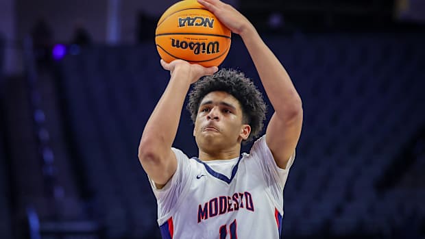 Modesto Christian 68, Lincoln 63 2024 SJS D1 title game 2 by Ralph Thompson 2-21-2024022120241